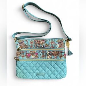 SAKROOTS quilted and owl printed crossbody bag.Excellent condition